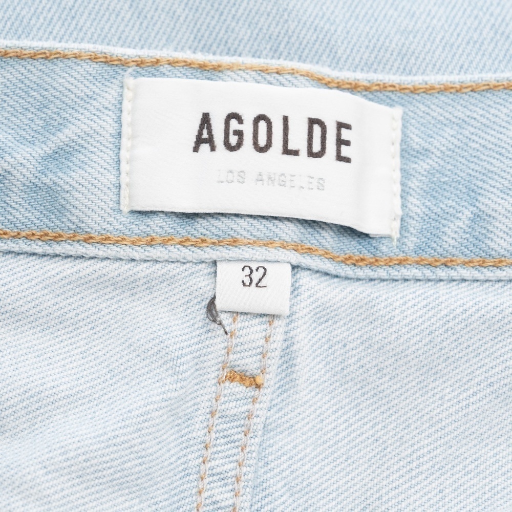 Agolde - Organic Cotton Fusion High‎ Waist Wide Leg Jeans - Picture 6 of 12